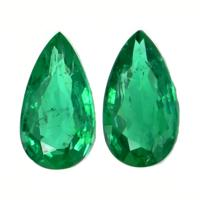 4.76 Ct.Tw.Total Carat Weight Emerald Pair from Zambia Video