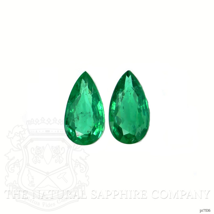 4.76 Ct.Tw. Emerald Pair from Zambia
