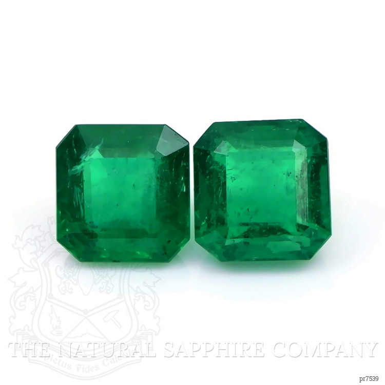 6.15 Ct.Tw. Emerald Pair from Zambia
