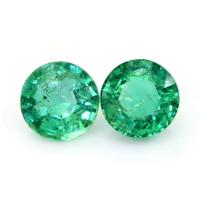 5.97 Ct.Tw.Total Carat Weight Emerald Pair from Zambia Video