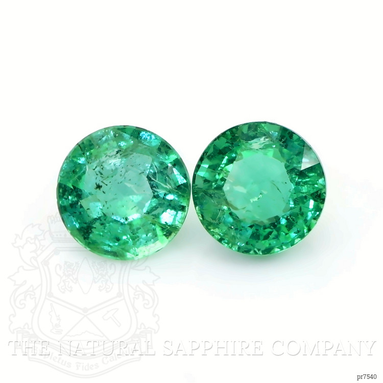 5.97 Ct.Tw. Emerald Pair from Zambia