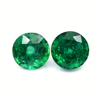 11.02 Ct.Tw.Total Carat Weight Emerald Pair from Zambia Video