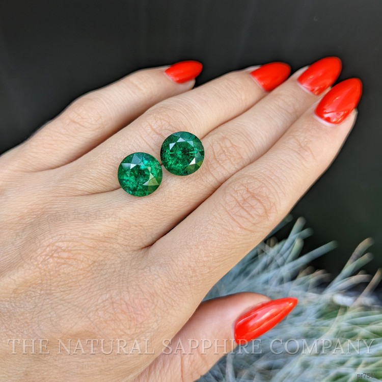 11.02 Ct.Tw. Emerald Pair from Zambia