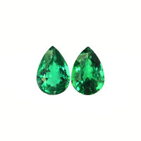 6.04 Ct.Tw.Total Carat Weight Emerald Pair from Zambia Video