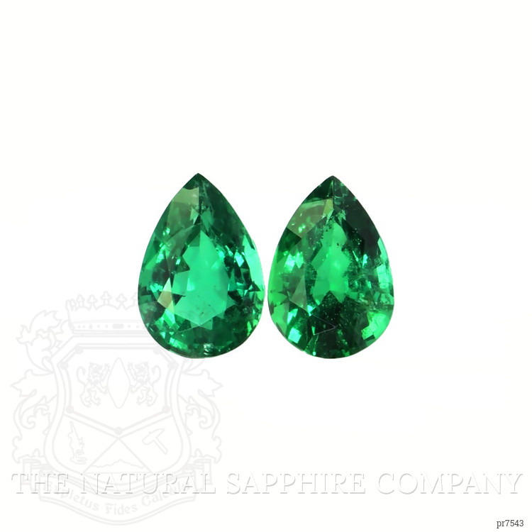 6.04 Ct.Tw. Emerald Pair from Zambia
