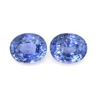 5.49&nbsp;Ct.Tw.Total Carat Weight Blue Sapphire Pair from Ceylon (Sri Lanka) Video