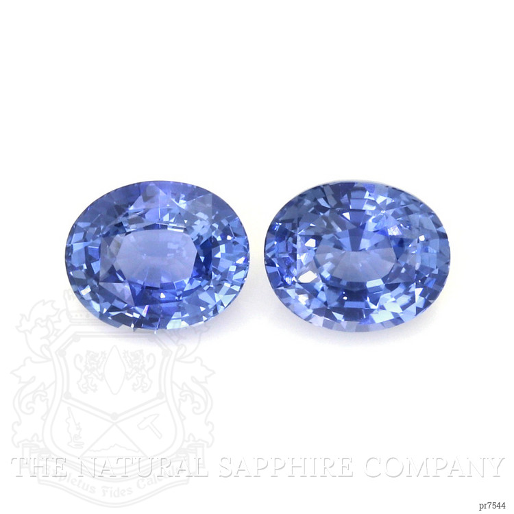5.49 Ct.Tw. Blue Sapphire Pair from Ceylon (Sri Lanka)
