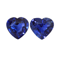 6.16&nbsp;Ct.Tw.Total Carat Weight Blue Sapphire Pair from Ceylon (Sri Lanka) Video