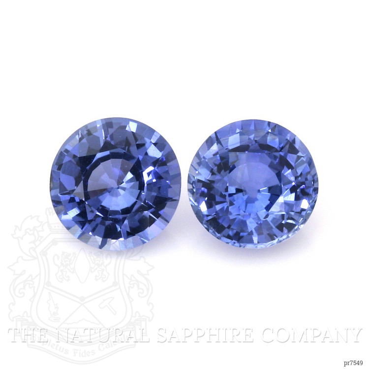 3.59 Ct.Tw. Blue Sapphire Pair from Ceylon (Sri Lanka)