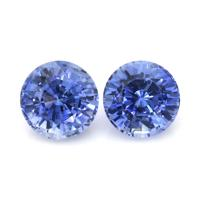 3.78&nbsp;Ct.Tw.Total Carat Weight Blue Sapphire Pair from Ceylon (Sri Lanka) Video