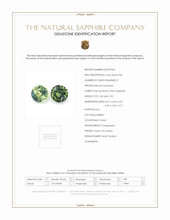 3.74 Ct.Tw.Total Carat Weight Sapphire Pair from Ceylon (Sri Lanka) Scan Report