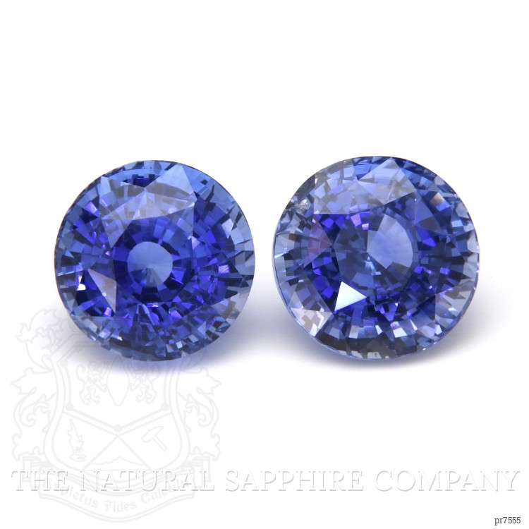 10.12 Ct.Tw. Blue Sapphire Pair from Ceylon (Sri Lanka)