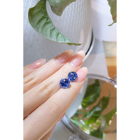 10.12&nbsp;Ct.Tw.Total Carat Weight Blue Sapphire Pair from Ceylon (Sri Lanka) Life Style