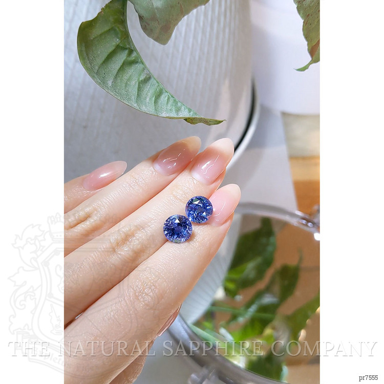 10.12 Ct.Tw. Blue Sapphire Pair from Ceylon (Sri Lanka)