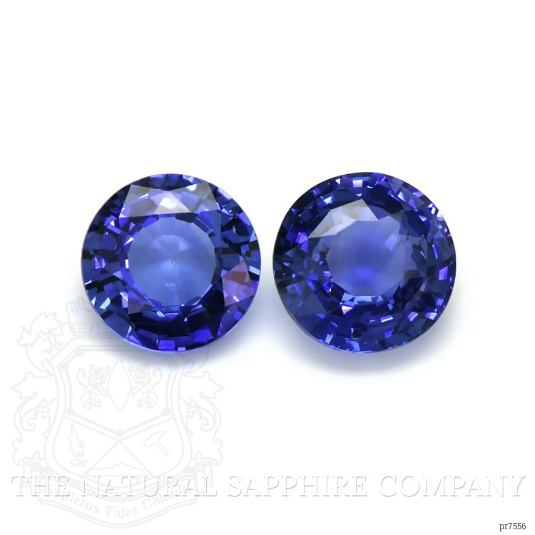 4.58 Ct.Tw. Blue Sapphire Pair from Ceylon (Sri Lanka)