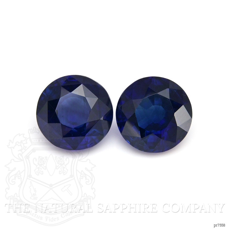 5.04 Ct.Tw. Blue Sapphire Pair from Ceylon (Sri Lanka)