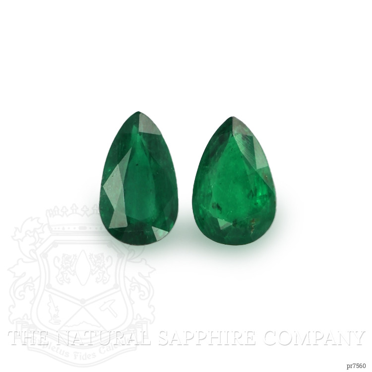 4.82 Ct.Tw. Emerald Pair from Zambia