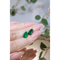 4.82 Ct.Tw.Total Carat Weight Emerald Pair from Zambia Life Style