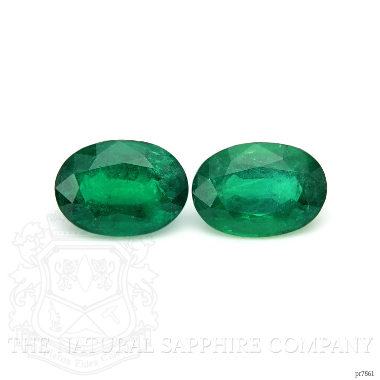 6.50 Ct.Tw. Emerald Pair from Zambia