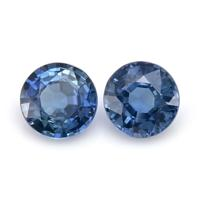 0.74&nbsp;Ct.Tw.Total Carat Weight Blue Sapphire Pair from Ceylon (Sri Lanka) Video