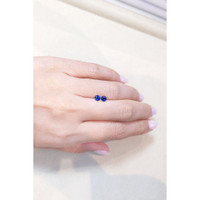 0.65&nbsp;Ct.Tw.Total Carat Weight Blue Sapphire Pair from Ceylon (Sri Lanka) Life Style