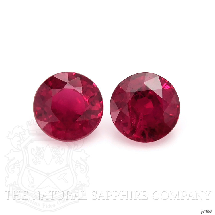 0.66 Ct.Tw. Ruby Pair from Mozambique