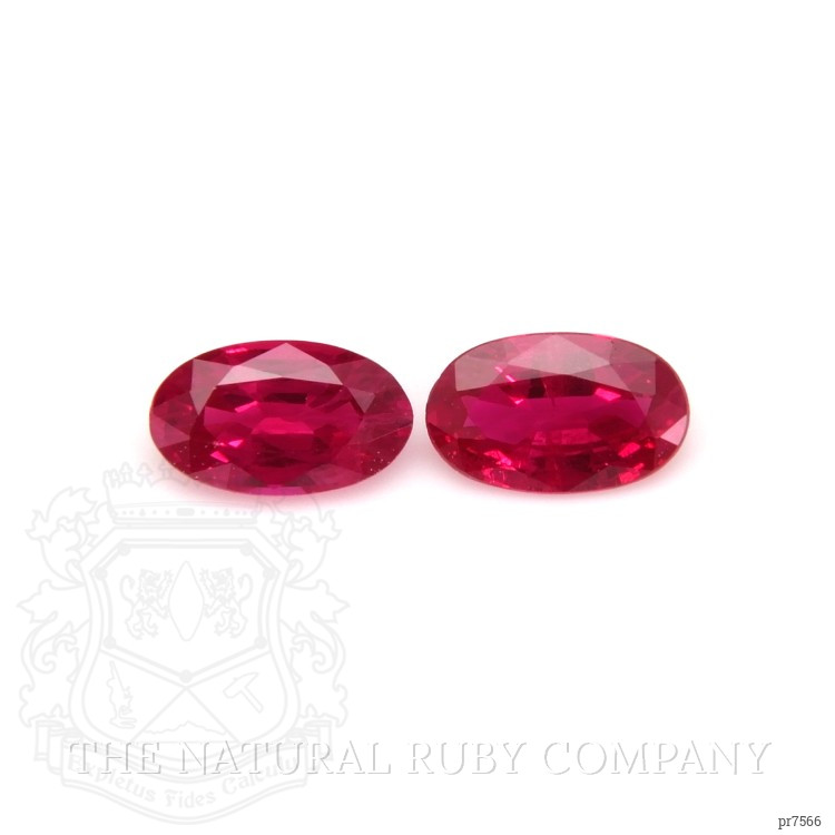 0.47 Ct.Tw. Ruby Pair from Mozambique
