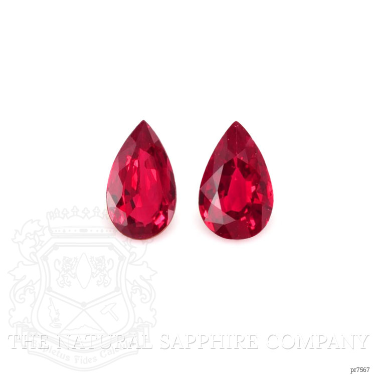 0.50 Ct.Tw. Ruby Pair from Mozambique