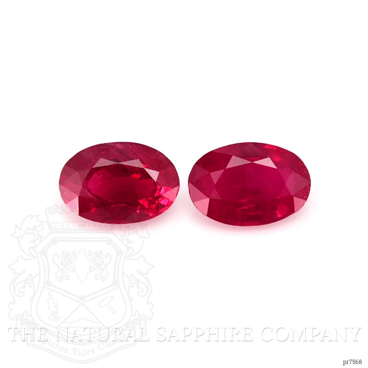 0.98 Ct.Tw. Ruby Pair from Mozambique