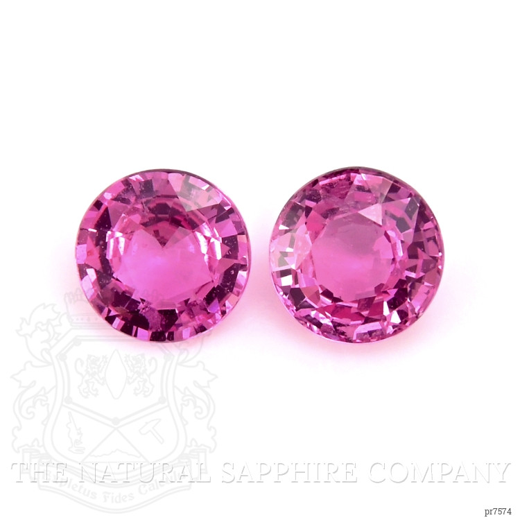 1.63 Ct.Tw. Pink Sapphire Pair from Ceylon (Sri Lanka)