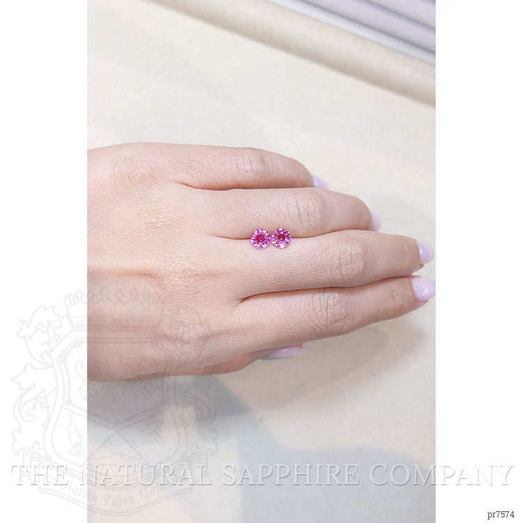 1.63 Ct.Tw. Pink Sapphire Pair from Ceylon (Sri Lanka)