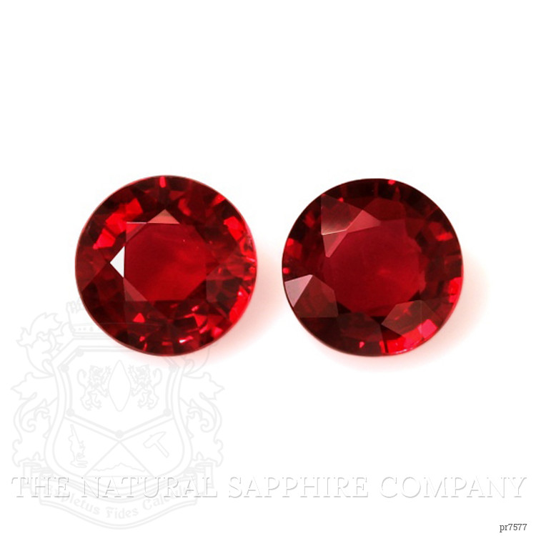 3.20 Ct.Tw. Ruby Pair from Mozambique