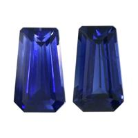 1.95&nbsp;Ct.Tw.Total Carat Weight Blue Sapphire Pair from Ceylon (Sri Lanka) Video