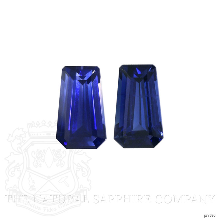 1.95 Ct.Tw. Blue Sapphire Pair from Ceylon (Sri Lanka)