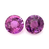 3.87&nbsp;Ct.Tw.Total Carat Weight Purple Sapphire Pair from Ceylon (Sri Lanka) Video