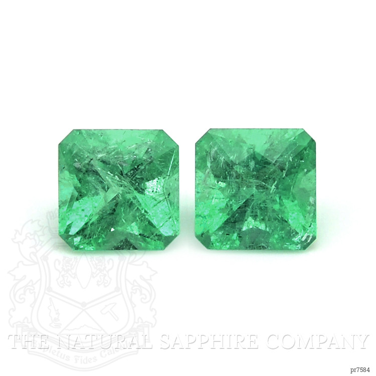 1.12 Ct.Tw. Emerald Pair from Zambia