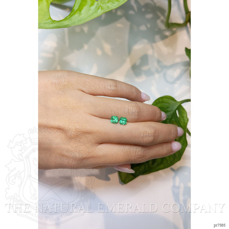 1.17 Ct.Tw. Emerald Pair from Zambia