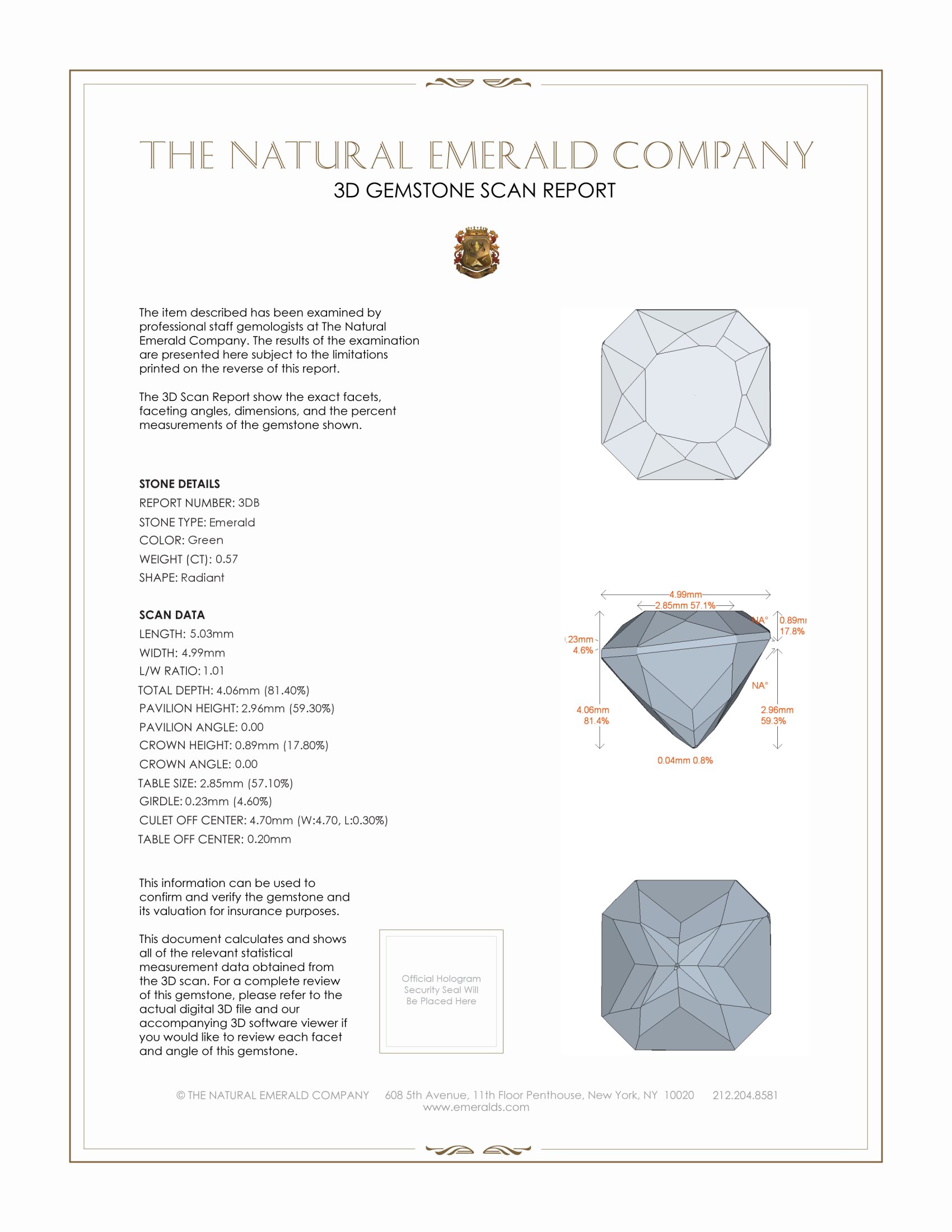 1.17 Ct.Tw. Emerald Pair from Zambia