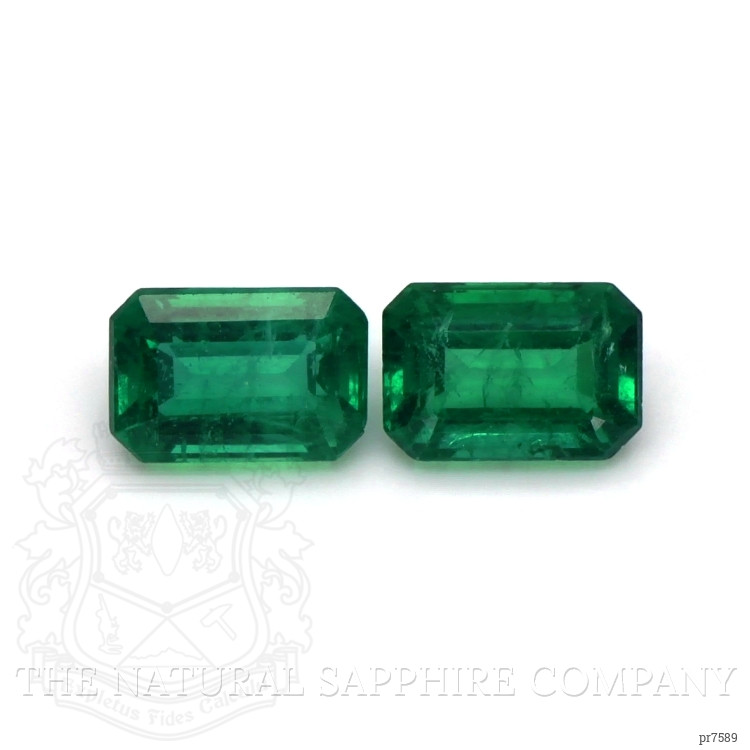 2.09 Ct.Tw. Emerald Pair from Zambia
