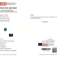 8.72&nbsp;Ct.Tw.Total Carat Weight Emerald Pair from Colombia Scan Report