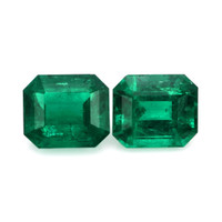 8.72 Ct.Tw.Total Carat Weight Emerald Pair from Colombia Video