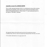 17.84 Ct.Tw.Total Carat Weight Emerald Pair from Colombia Scan Report