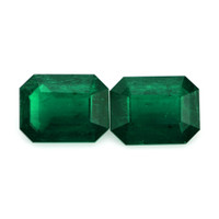 17.84 Ct.Tw.Total Carat Weight Emerald Pair from Colombia Video