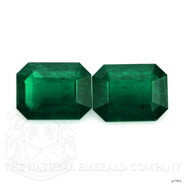 17.84 Ct.Tw. Emerald Pair from Colombia