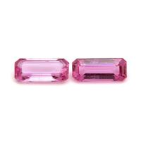 4.30&nbsp;Ct.Tw.Total Carat Weight Pink Sapphire Pair from Ceylon (Sri Lanka) Video