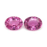 3.14&nbsp;Ct.Tw.Total Carat Weight Purplish Pink Sapphire Pair from Madagascar Video