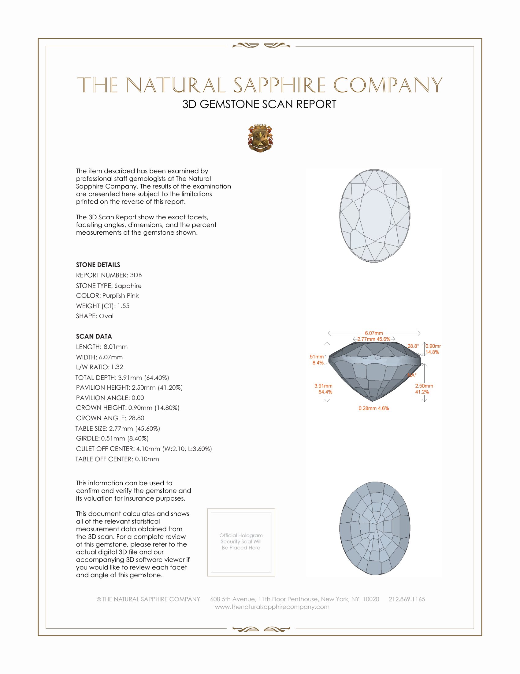 3.14 Ct.Tw. Purplish Pink Sapphire Pair from Madagascar