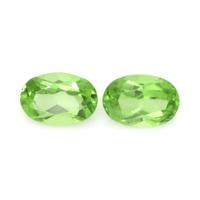 1.08&nbsp;Ct.Tw.Total Carat Weight Peridot Pair from Burma (Myanmar) Video