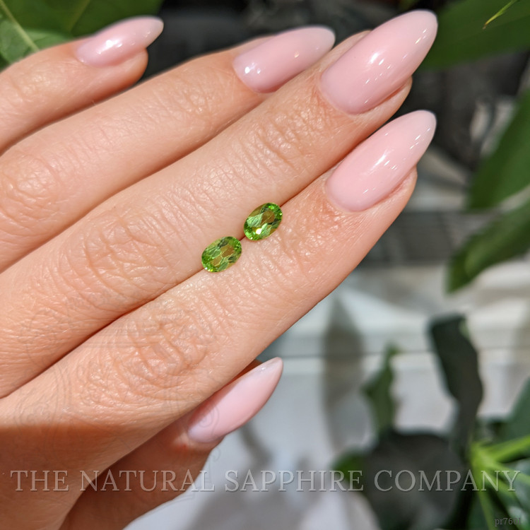 1.08 Ct.Tw. Peridot Pair from Burma (Myanmar)