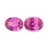 6.52&nbsp;Ct.Tw.Total Carat Weight Pink Sapphire Pair from Madagascar Video